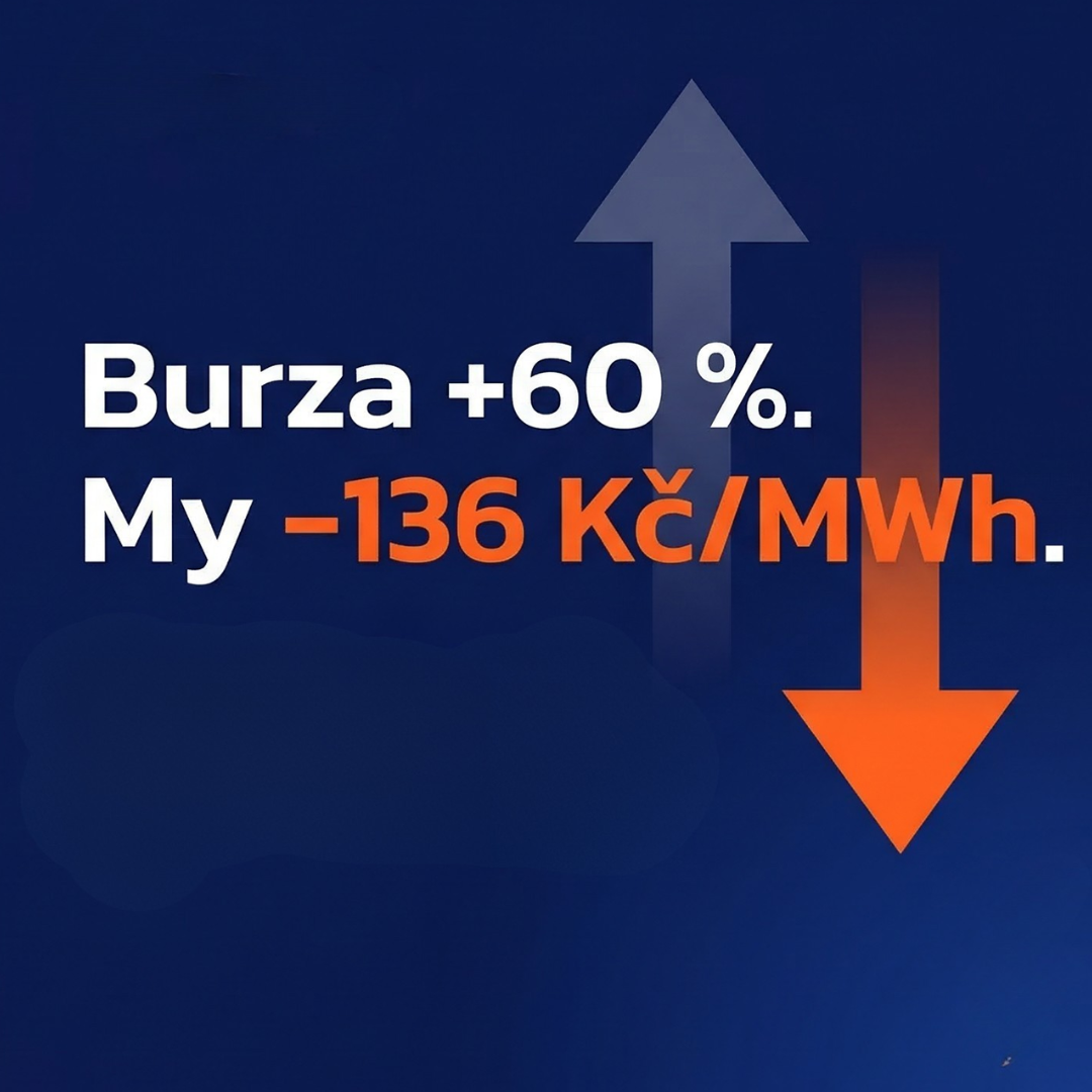 Energie na burze zdražují. My ne.